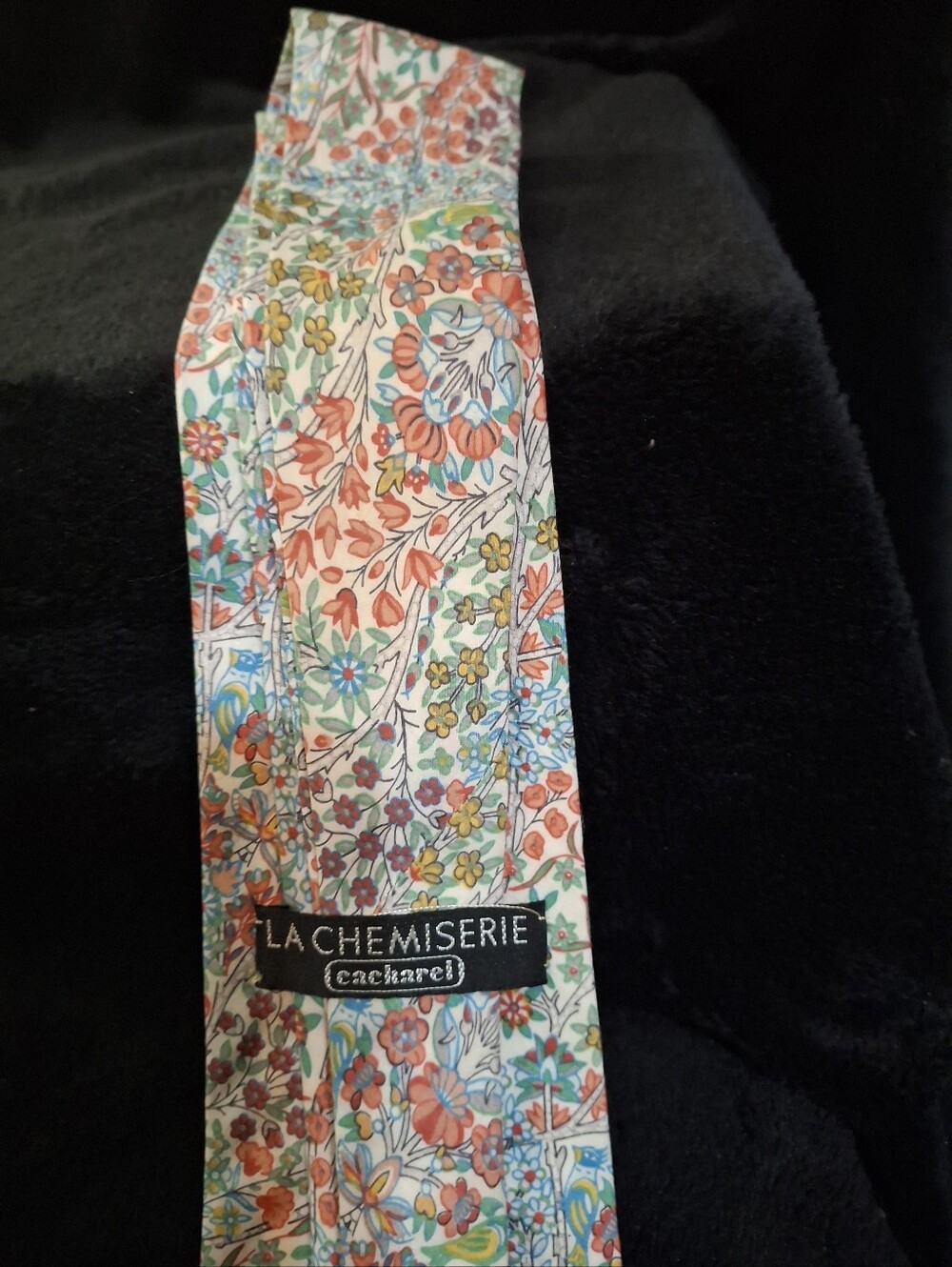La Chemiserie Cacharel Floral Skinny Tie Multi